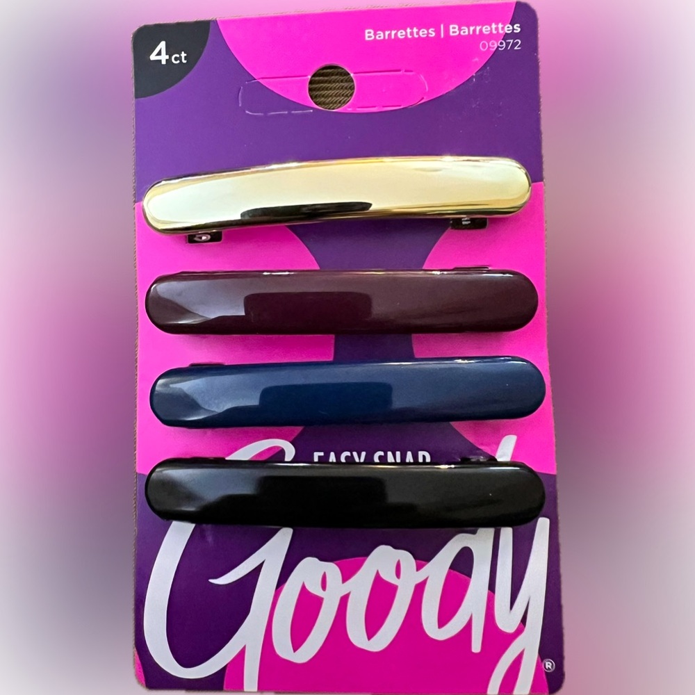 Goody easy snap barrettes 4 ct.
